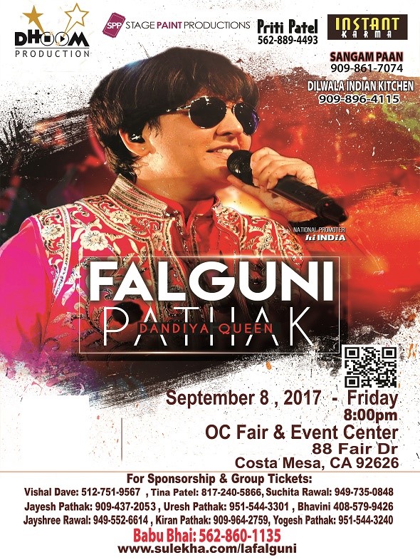 Falguni Pathak Dandiya & Raas Garba Live in Los Angeles at OC