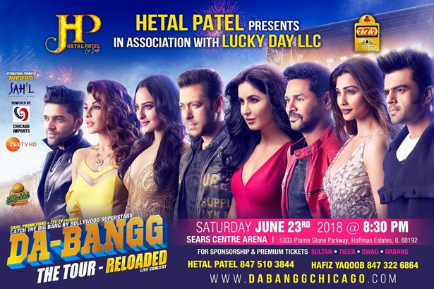 Salman Khan Live Concert Dabangg Reloaded 2018 In Chicago With Katrina Kaif Jacqueline