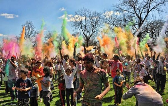 Holi The Festival Of Colors At Grand Pavilion Riverwalk Naperville