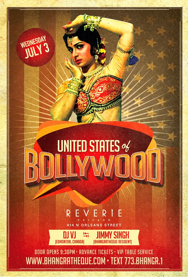 United States of Bollywood at Reverie, Chicago, IL Indian Event