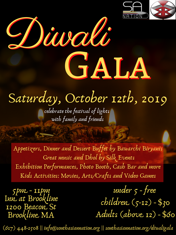 Diwali Gala 2019 at Inn at Brookline, Brookline, MA Indian Event