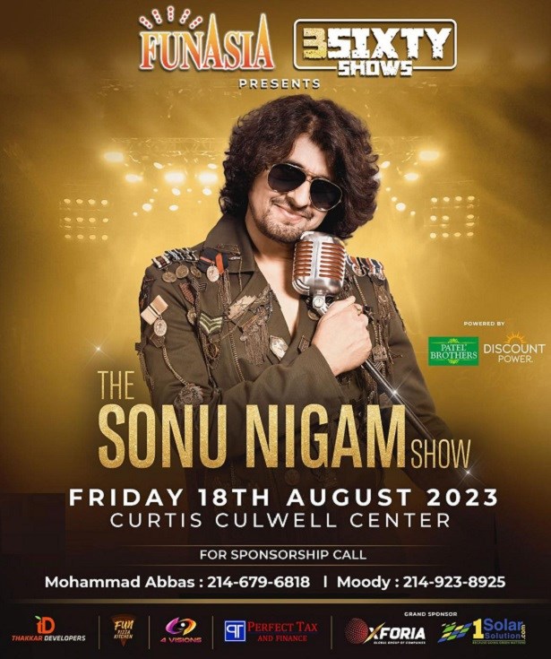 Sonu Nigam Live In Concert - Dallas 2023