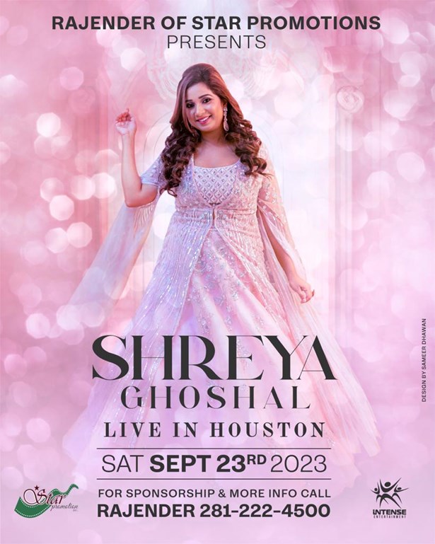 Shreya Ghoshal Live in Houston 2023