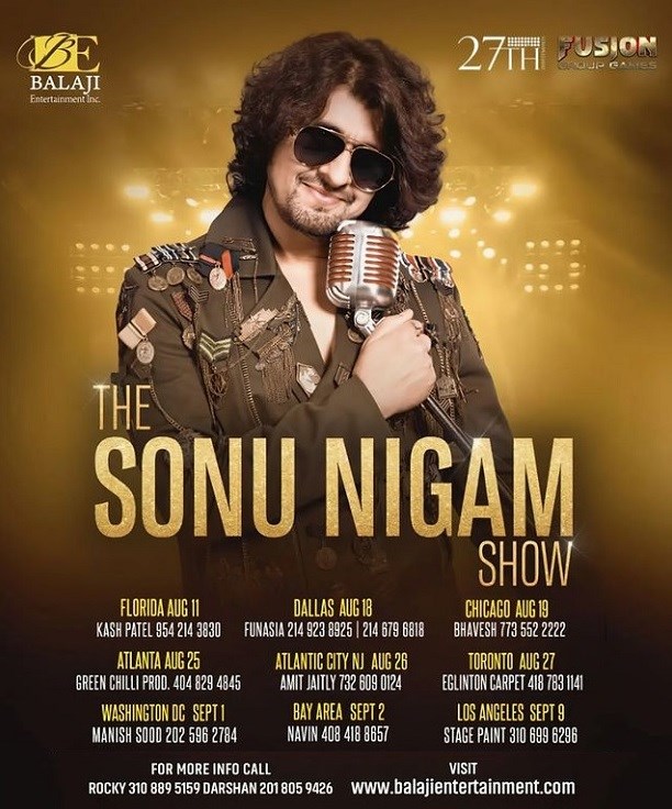 HOW TO EXPERIENCE THE MAGIC OF SONU NIGAM’S MUSIC IN THE USA BOOK