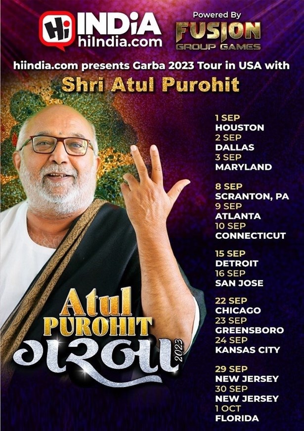 Celebrate Navaratri with Atul Purohit, The King of Garba and Dandiya