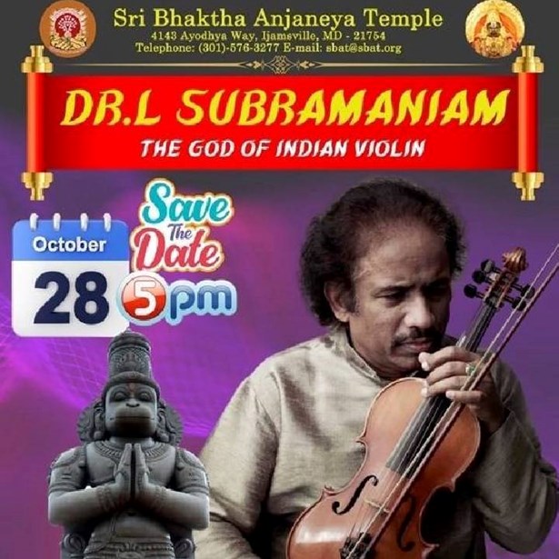 The God Of Indian Violin Dr L Subramaniam Live In Concert Sulekha Blogs