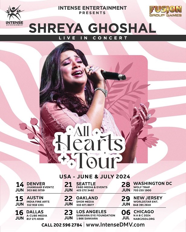 Shreya Ghoshal Live Concert In Austin at Austin, Austin, TX Indian Event