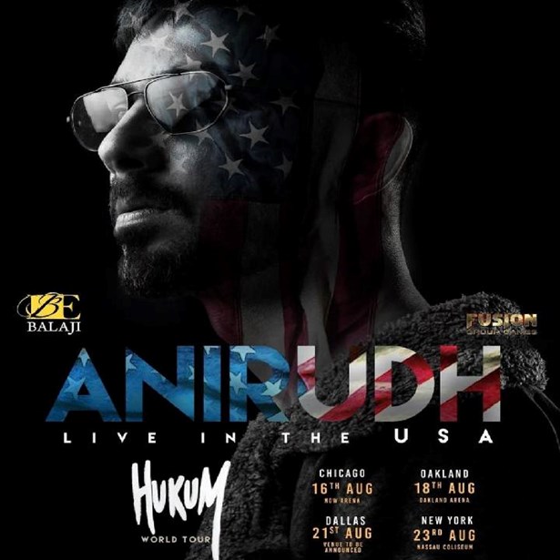 Anirudh Ravichander's 'Hukum' World Tour A Musical Tsunami Hits the