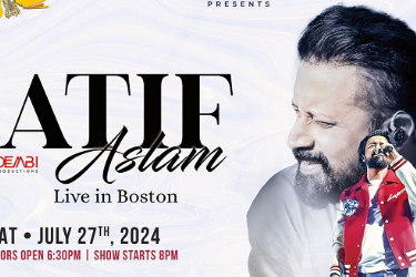 Atif Aslam Live in Boston 2024 in Lowell, MA
