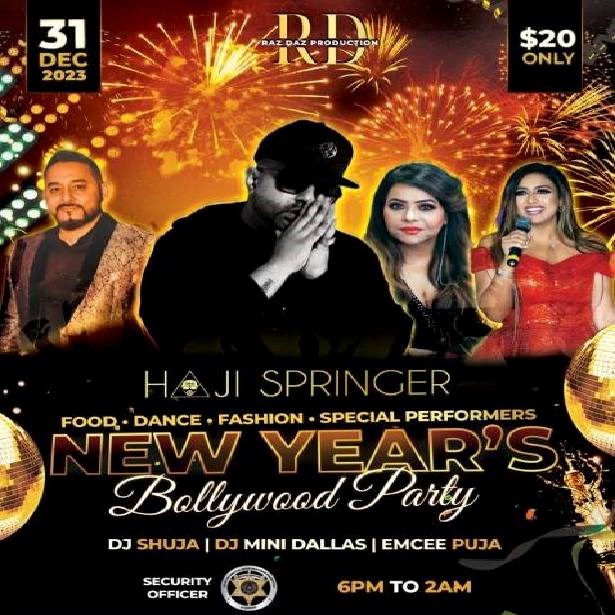 Haji Springer New Year's Bollywood Party in Texus at Galaxy Marquee