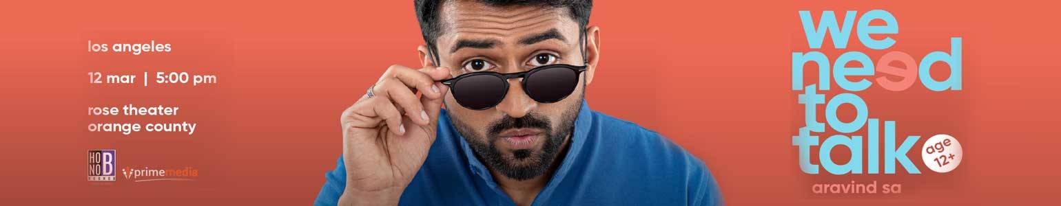 Aravind SA Stand-Up comedy Special in Los Angeles