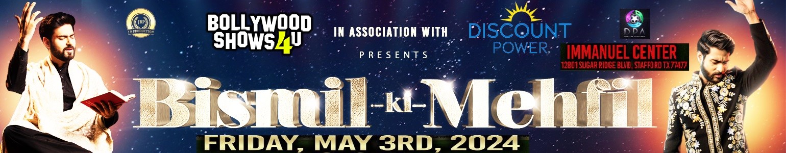 Bismil Ki Mehfil Live in Houston 2024 - May 3rd 