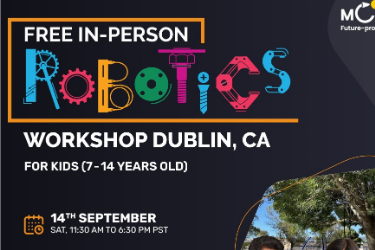 In-person Free Robotics Workshop For Kids At Dublin, Ca (7-14 Yrs) in Dublin, CA