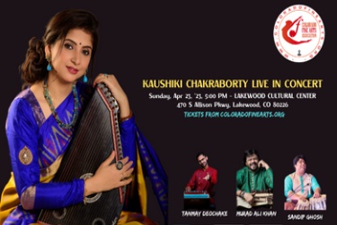 Kaushiki Chakraborty Live in Concert in Lakewood, CO