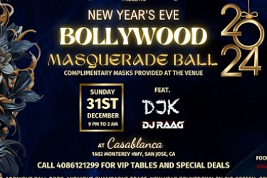 Cancelled - BOLLYWOOD NEW YEAR'S EVE PARTY | MASQUERADE | SAN JOSE ...