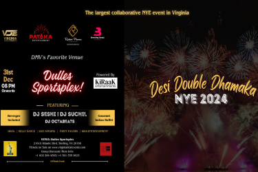 DESI DHAMAKA NYE 2024 - FAMILY FRIENDLY NEW YEAR PARTY at DULLES ...