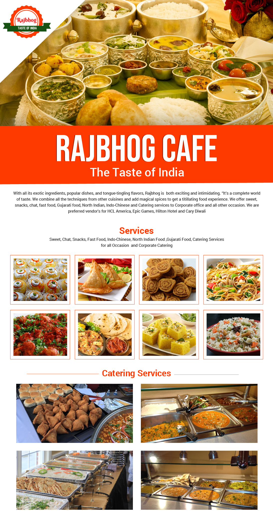 Rajbhog Cafe Caterer Morrisville Nc Sulekha