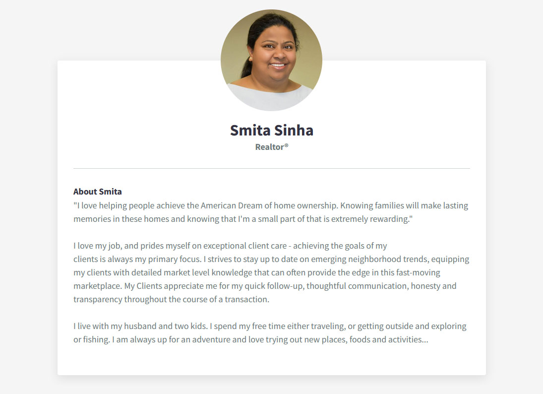 Smita Sinha Group - Real Estate Agent - Westborough, MA | Sulekha